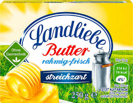 Beim LANDLIEBE Butter Marken Produkt sparen